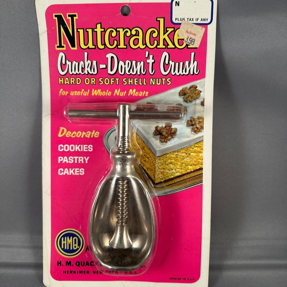 Vintage New HMQ Nutcracker Hard Soft Shell Nuts Decorate‎ Cookies Pastry Cakes